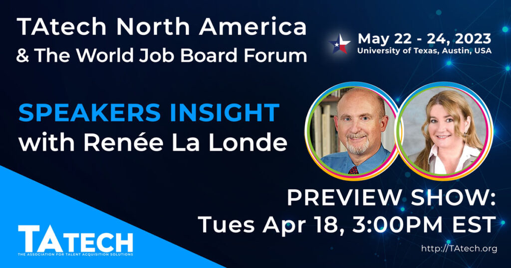 Speaker preview, with RENEE LA LONDE, CEO of Mojohire