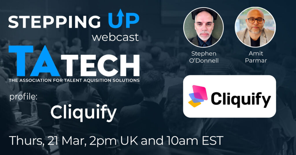 In this show, Stephen O'Donnell speaking with the inimitable Amit Parmar, charismatic CEO of Cliquify.